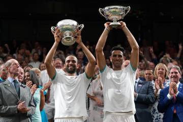 Las postales del título de Cabal y Farah en Wimbledon Las postales del título de Cabal y Farah en Wimbledon