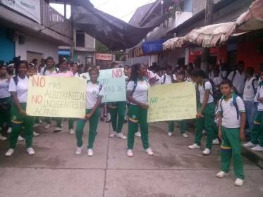 Acandí protestó por la posible llegada de habitantes del Bronx - El Colombiano