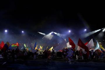 Se escuchó el himno de la Copa América Se escuchó el himno de la Copa América