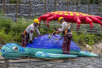 Alumbrados de Navidad 2020 se instalan en Parques del Río, en Medellín Alumbrados de Navidad 2020 se instalan en Parques del Río, en Medellín