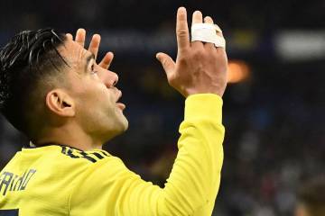 Falcao García y el mensaje para evitar contagios de covid durante el juego Colombia-Venezuela Falcao García y el mensaje para evitar contagios de covid durante el juego Colombia-Venezuela