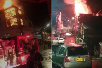 Incendio en Bello, Antioquia, deja dos personas muertas Incendio en Bello, Antioquia, deja dos personas muertas