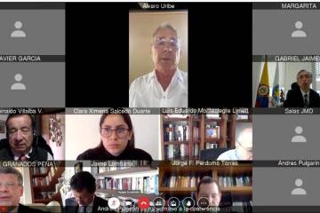 Inició la audiencia de libertad de Álvaro Uribe Vélez Inició la audiencia de libertad de Álvaro Uribe Vélez