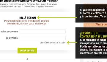 Cómo registrarse en El Colombiano $!Cómo registrarse en El Colombiano