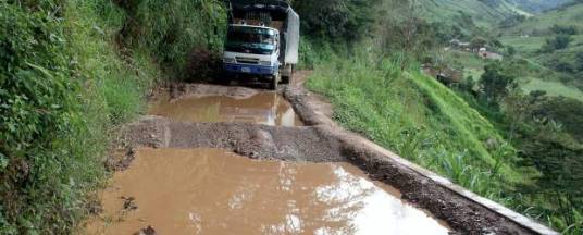 Derrumbes tienen incomunicados a Frontino y veredas de Abriaquí - El Colombiano