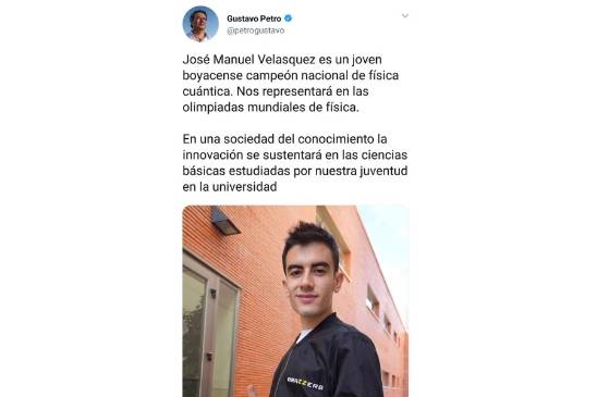 Trino de Gustavo Petro. Trino de Gustavo Petro.