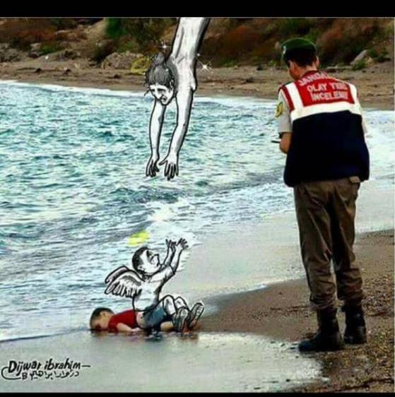Aylan y su familia huyeron de la guerra civil en Siria.