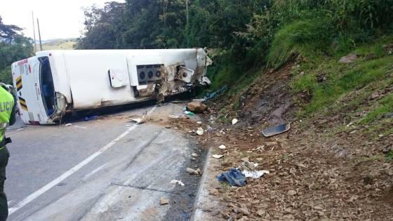 33 heridos por accidente en Santa Rosa de Osos, Antioquia - El Colombiano