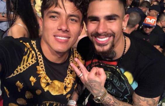 Andrés Felipe Roa, del Deportivo Cali y Juan Sebastián Quintero, del Sporting. Foto Instagram @johanmojica Andrés Felipe Roa, del Deportivo Cali y Juan Sebastián Quintero, del Sporting. Foto Instagram @johanmojica