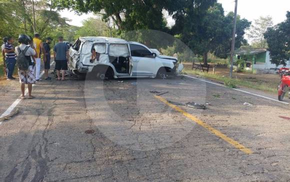 Esta es la camioneta en que Martín Elías se transportaba por las carreteras de Sucre. FOTO CORTESÍA LAURA RIVERA CORREA Esta es la camioneta en que Martín Elías se transportaba por las carreteras de Sucre. FOTO CORTESÍA LAURA RIVERA CORREA