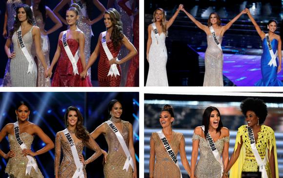 Arriba a la izquierda Paulina Vega quien luego fue coronada reina. A la derecha arriba, Ariadna Gutiérrez, virreina. Abajo a la izquierda, Andrea Tovar y abajo a la derecha Laura González, virreina. FOTOS Archivo AP, Reuters y AFP Arriba a la izquierda Paulina Vega quien luego fue coronada reina. A la derecha arriba, Ariadna Gutiérrez, virreina. Abajo a la izquierda, Andrea Tovar y abajo a la derecha Laura González, virreina. FOTOS Archivo AP, Reuters y AFP