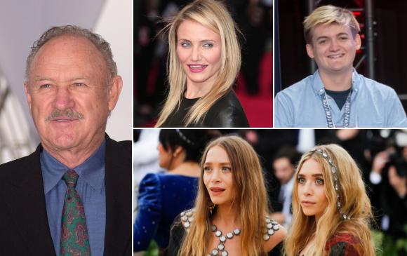 A la izquierda GeneHackman, arriba Cameron Díaz y Jack Gleeson. Abajo Las hermanas Ashley y Mary-Kate Olsen. FOTOS Sstock A la izquierda GeneHackman, arriba Cameron Díaz y Jack Gleeson. Abajo Las hermanas Ashley y Mary-Kate Olsen. FOTOS Sstock