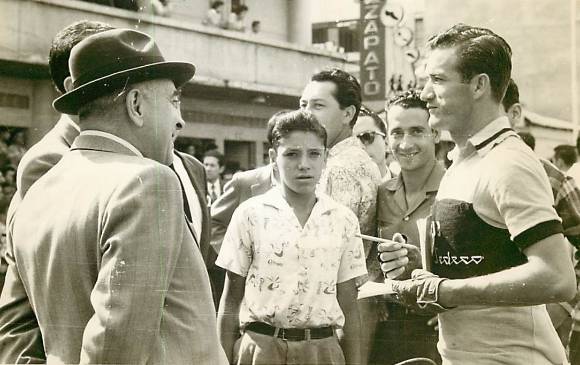 Ganó la Vuelta a Colombia en 1953, 1954, 1954, 1956, 1958. FOTO ARCHIVO