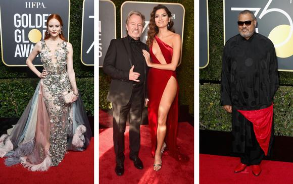 Desentonaron con la etiqueta la modelo Barbara Meier, la actriz Blanca Blanco (en el medio) y Laurence Fishburne. FOTOS AFP Desentonaron con la etiqueta la modelo Barbara Meier, la actriz Blanca Blanco (en el medio) y Laurence Fishburne. FOTOS AFP