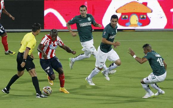 El empate con sabor a derrota como local deja a Nacional con 26 puntos. FOTO Jaime Pérez / EL COLOMBIANO El empate con sabor a derrota como local deja a Nacional con 26 puntos. FOTO Jaime Pérez / EL COLOMBIANO