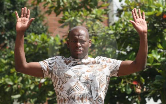 Faustino ‘El Tino’ Asprilla en su despedida en el Estadio Atanasio Girardot de Medellín. FOTO Juan Antonio Sánchez Faustino ‘El Tino’ Asprilla en su despedida en el Estadio Atanasio Girardot de Medellín. FOTO Juan Antonio Sánchez