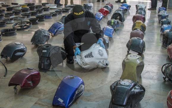 La Fiscalía ha detectado que las autopartes robadas son comercializadas en diferentes ciudades del país. FOTO Róbinson Sáenz