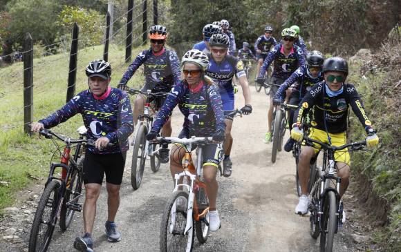 El ciclopaseo también hizo sufrir a más de un participante.