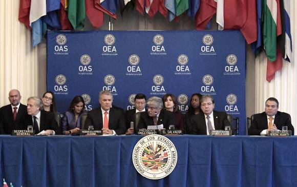 Sesión del Consejo Permanente de la Organización de Estados Americanos OEA. FOTO: OEA