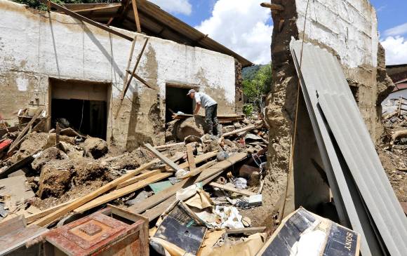 Las tareas de recuperación en Salgar continúan quince días después de ocurrida la tragedia. FOTO ARCHIVO Las tareas de recuperación en Salgar continúan quince días después de ocurrida la tragedia. FOTO ARCHIVO