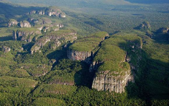 Como un mundo perdido en el corazón de la Amazonía colombiana se yergue la serranía de Chiribiquete. FOTO COLPRENSA