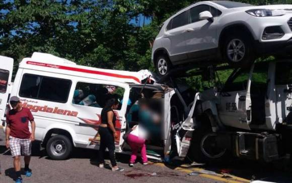 Al menos 10 muertos tras accidente de tránsito en la vía Panamericana