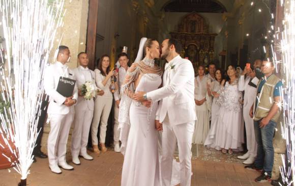 El matrimonio de Paula Andrea fue en Cartagena. FOTO Colprensa - El Universal El matrimonio de Paula Andrea fue en Cartagena. FOTO Colprensa - El Universal