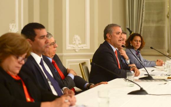 El presidente Iván Duque encabeza esta reunión. FOTO CORTESÍA PRESIDENCIA El presidente Iván Duque encabeza esta reunión. FOTO CORTESÍA PRESIDENCIA