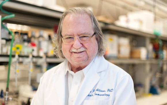 James P. Allison fue el primero en demostrar que la inmunoterapia puede tratar el cáncer de forma efectiva. FOTO: University of Texas MD Anderson Cancer Center James P. Allison fue el primero en demostrar que la inmunoterapia puede tratar el cáncer de forma efectiva. FOTO: University of Texas MD Anderson Cancer Center