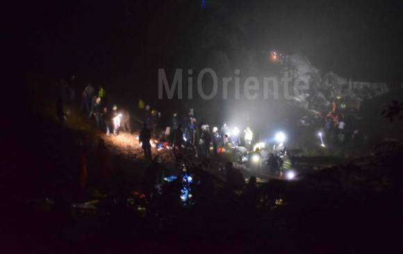 Así se ve a esta hora el lugar del accidente. FOTO Cortesía Mi Oriente Así se ve a esta hora el lugar del accidente. FOTO Cortesía Mi Oriente