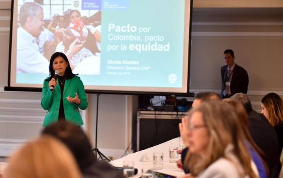 Gloria ALonso directora del DNP