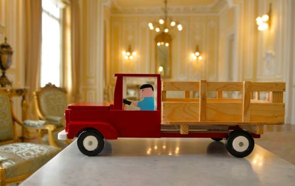 El carro del príncipe Jorge. Foto Cortesía Presidencia El carro del príncipe Jorge. Foto Cortesía Presidencia