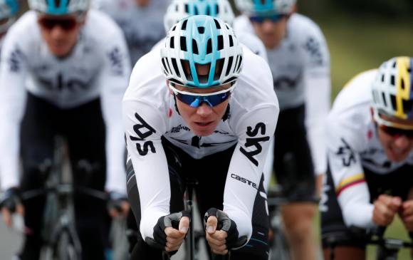 Moñona colombiana en el Tour de los Alpes