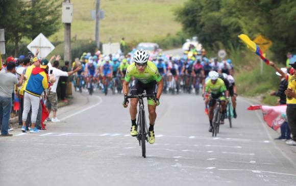 José Tito Hernández, dueño del puerto de montaña de la segunda etapa del Tour Colombia 2.1. FOTO CORTESÍA TOUR COLOMBIA José Tito Hernández, dueño del puerto de montaña de la segunda etapa del Tour Colombia 2.1. FOTO CORTESÍA TOUR COLOMBIA