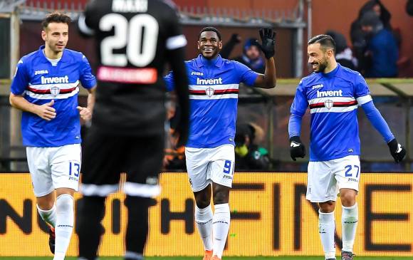 Duvan Zapata marcó en la victoria de Sampdoria