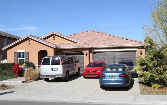 Esta es la vivienda de los Turpin, donde permanecían encerrados los menores. FOTO: EFE Esta es la vivienda de los Turpin, donde permanecían encerrados los menores. FOTO: EFE