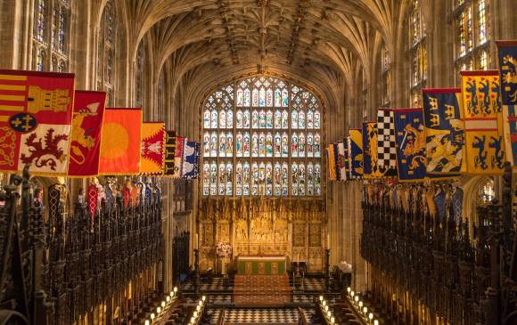 Este es la capilla de San Jorge, en el Castillo de Windsor. FOTO AFP Este es la capilla de San Jorge, en el Castillo de Windsor. FOTO AFP