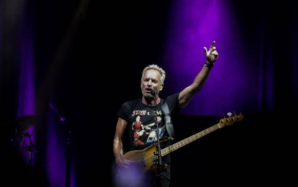 Sting estuvo en Colombia el pasado mes de octubre en la gira mundial que comparte con Shaggy. FOTO Colprensa Sting estuvo en Colombia el pasado mes de octubre en la gira mundial que comparte con Shaggy. FOTO Colprensa
