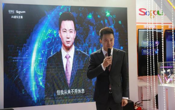Resultado de imagen para china robot presentador