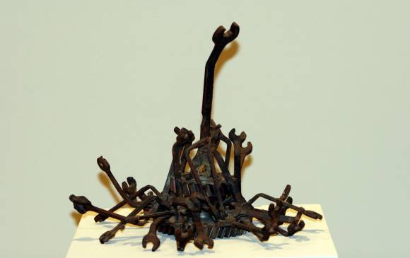 Obra de Feliza Bursztyn, en el Museo de Antioquia.