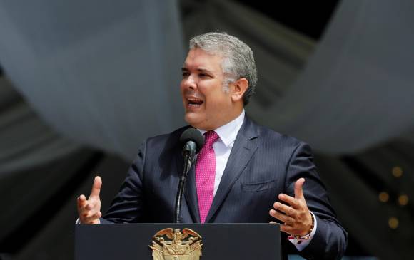 Presidente de Colombia Iván Duque