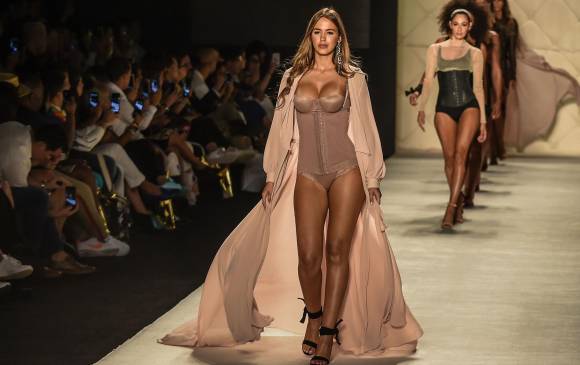 La modelo y exesposa de Marc Anthony, Shannon de Lima, en el desfile de Ann Chery. FOTO: Inexmoda La modelo y exesposa de Marc Anthony, Shannon de Lima, en el desfile de Ann Chery. FOTO: Inexmoda