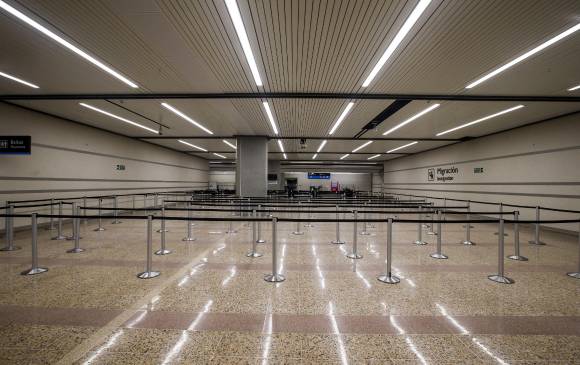 Así quedó la nueva sala de migración, se pueden atender 6 vuelos simultáneos internacionales. FOTO JAIME PÉREZ Así quedó la nueva sala de migración, se pueden atender 6 vuelos simultáneos internacionales. FOTO JAIME PÉREZ