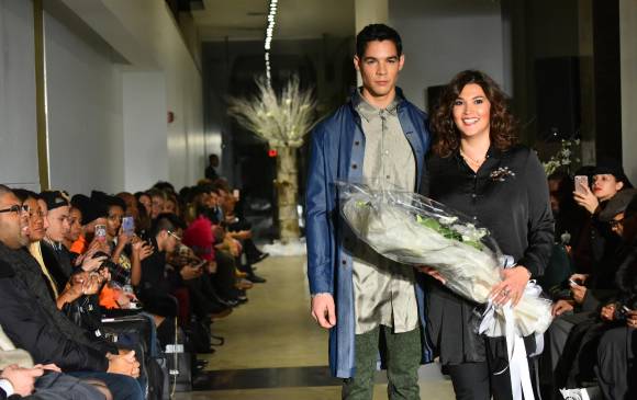 La diseñadora Lily Montes en su desfile en Nueva York. FOTos afp y sstock