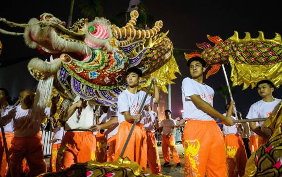 Los chinos dicen este es uno de los mejores años del zodiaco de ese país. FOTO AFP