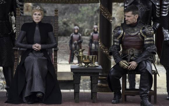 Cersei, en su pose de reina, junto a Jaime. FOTO Cortesía HBO Cersei, en su pose de reina, junto a Jaime. FOTO Cortesía HBO