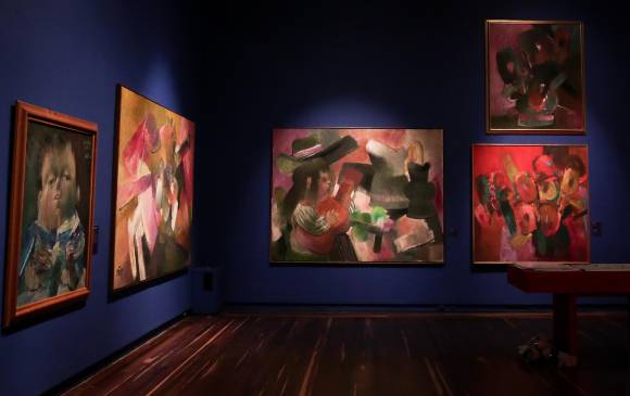 La exposición muestra cómo era la obra del artista en sus primeros años. Foto: Colprensa La exposición muestra cómo era la obra del artista en sus primeros años. Foto: Colprensa
