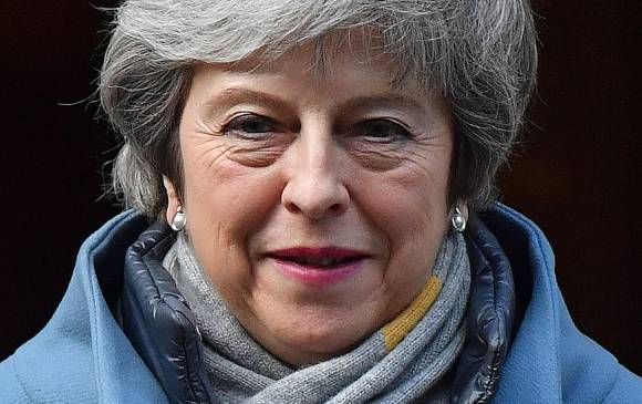 Theresa May, primera ministra de Reino Unido, quien lideró el Brexit. FOTO: AFP