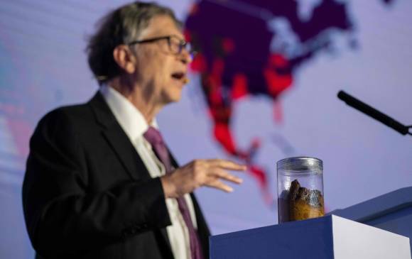 Bill Gates presentó su inodoro