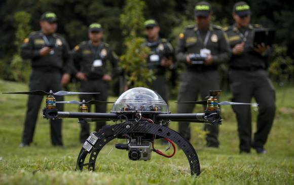 1.190 millones de pesos gastó Policía en drones que no funcionan